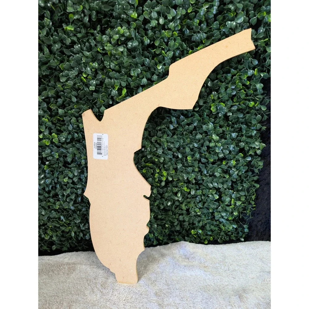 Florida State Shape MDF Wood Cutout Craft Blank‎ DIY Wall Decor 553443981